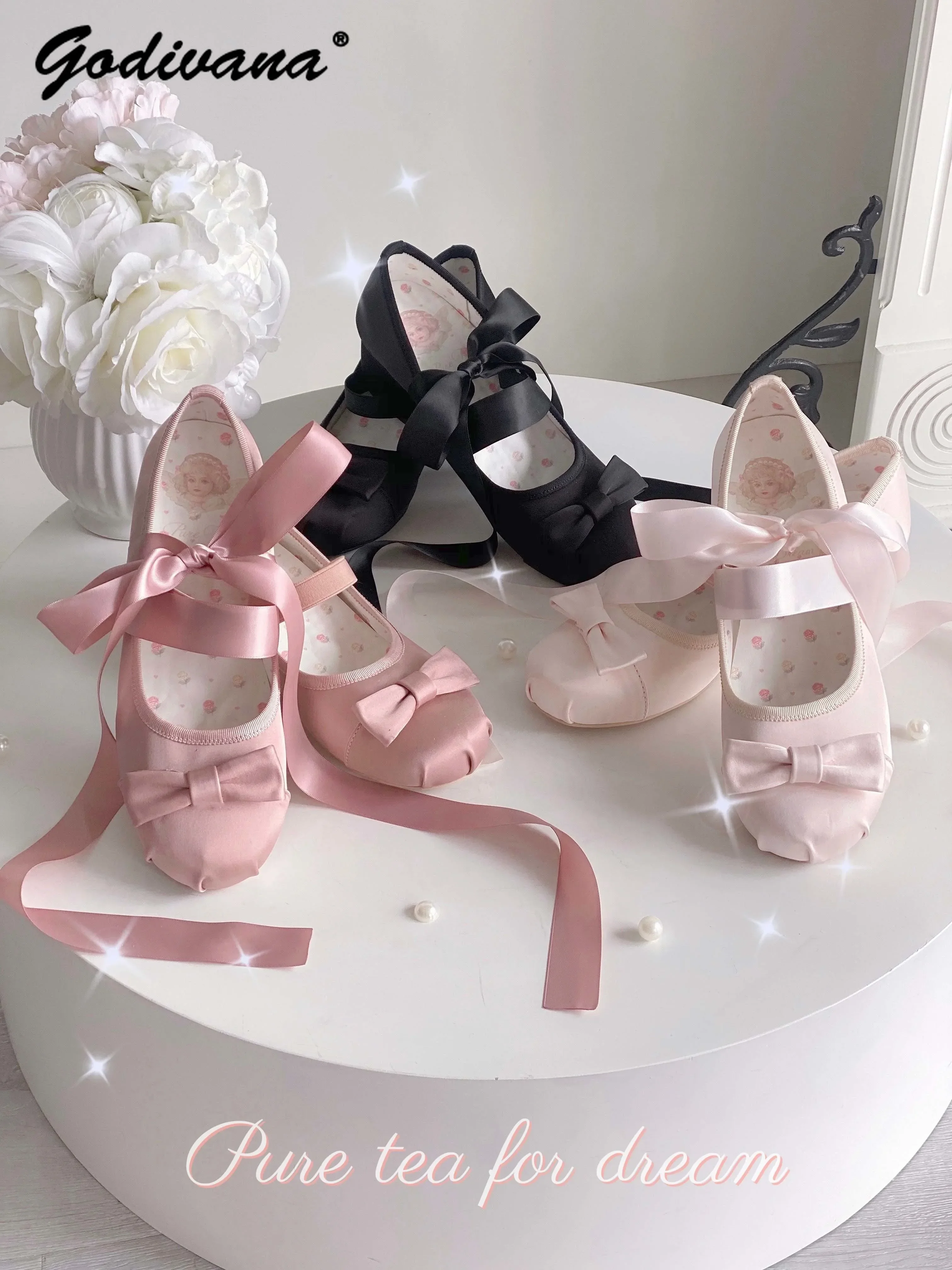 lolita-sweet-bowknot-satin-balletcore-shoes-tacco-medio-ragazza-donna-punta-tonda-bowtie-flats-classic-bandage-silk-ballet-shoes
