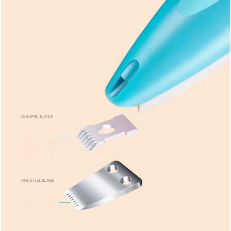 Pet Hair Trimmer Pet Dog Electric Groomer Trimmer LED Grooming Lamp Pet Cat Dog Face Foot Ear Hip Hair Paw Shaver USB Charging