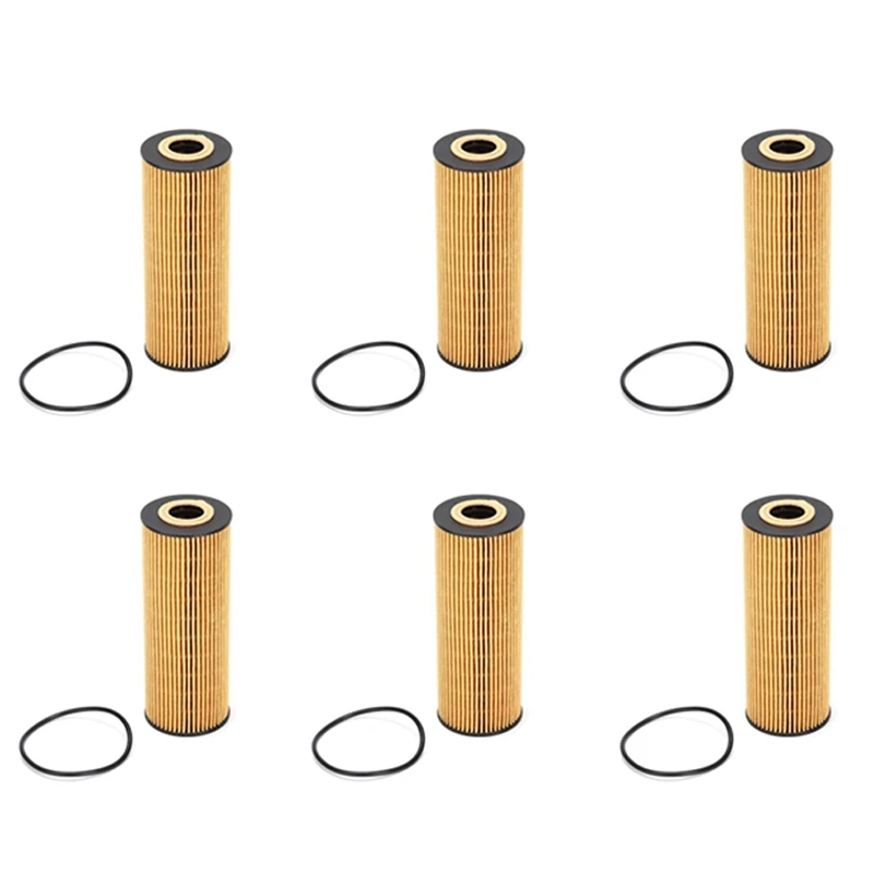 

6X 1041800109 Engine Oil Filter Kit For Mercedes W124 W129 W140 R170 W202