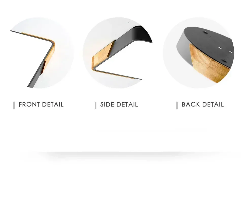 Description Picture 5 of itemModern LED Ceiling Light Ultra Thin Surface Mounted Lighting Fixture Bedroom Hall Wooden Kitchen Home Decor Lamp Remote Control