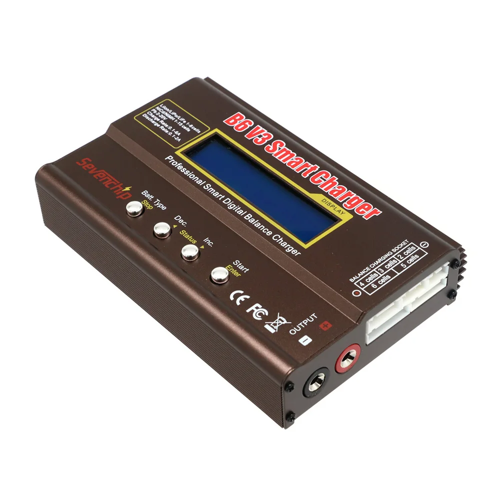 [Only charger] iMAX B6 V3 80W 6A Battery Charger LiHv Lipo NiMh Li ion Ni Cd Digital RC Charger Lipro Balance Charger Discharger 12V 5A Adapter 