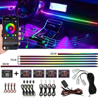 Symphony 18IN1 Car Ambient Light Colorful LED Neon Interior Rainbow Acrylic Light strip Decorative 10/6IN1 Car Atmosphere Light