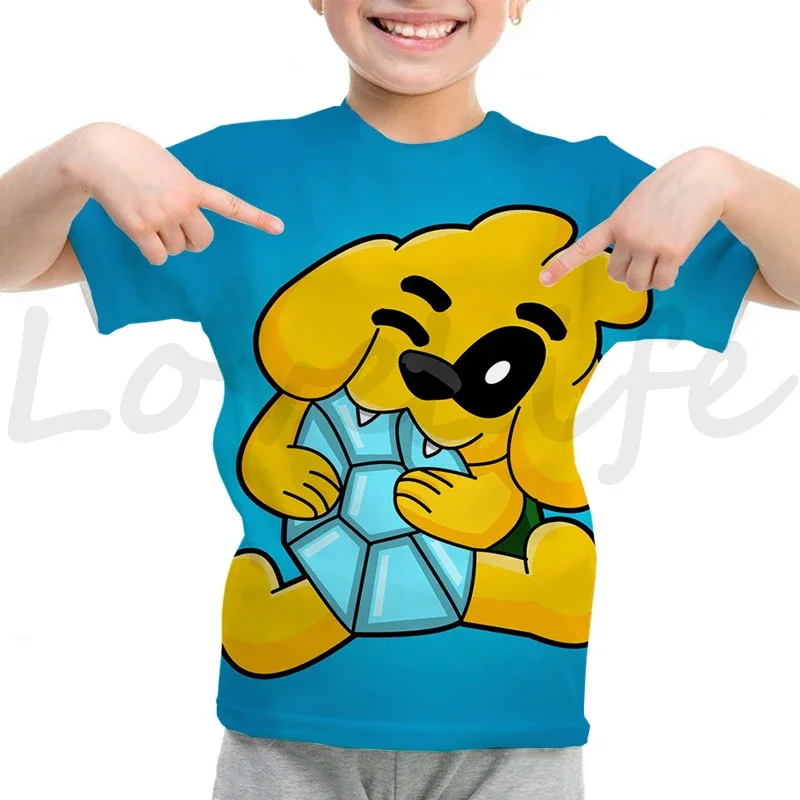 

Детская футболка Mikecrack для мальчиков и девочек, мультяшная футболка, Подростковая летняя футболка с коротким рукавом, аниме топы, детская одежда, рубашка