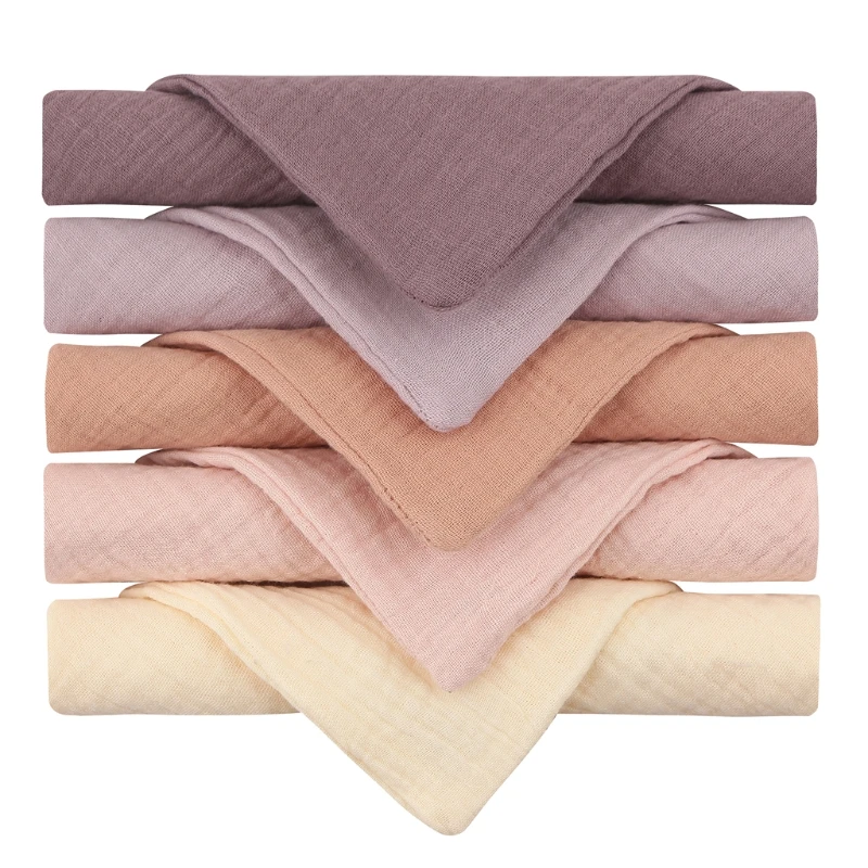 

5 шт./компл. детское полотенце для слюны мягкая впитывающая марля хлопок детская отрыжка ткань мочалка X90C