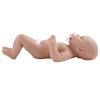 IVITA 14inch Unpainted Full Body Silicone Bebe Reborn Girl "coco" Doll with Magnet Pacifier Lifelike Baby DIY Blank Kids Toys 4
