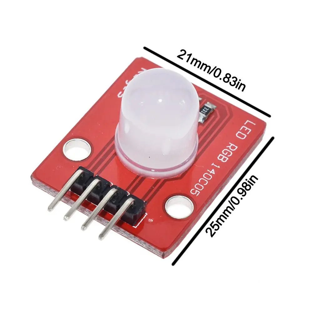10mm RGB LED 모듈 초고휘도 풀컬러 전자 빌딩 블록 아두이노용 프로그래밍 가능 발광 다이오드