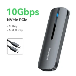 Rocoren High - Speed M.2 NVMe SSD USB - C External Enclosure for M.2 NVMe (NVMe PCIe - 10Gbps)