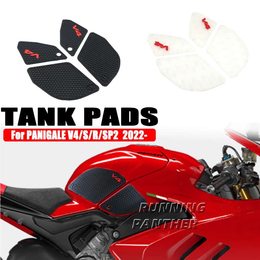 

Motorcycle Sticker Anti slip Fuel Tank Pad Side Gas Knee Grip For DUCATI PANIGALE V4 S R SP2 Panigale V4S V4R V4SP2 2022 2023