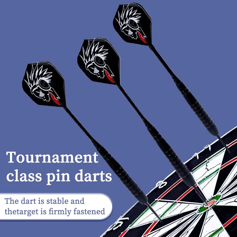 Metal Darts 3 Pack 16cm Steel Tip Tungsten Barrel For Hard Dart Targets