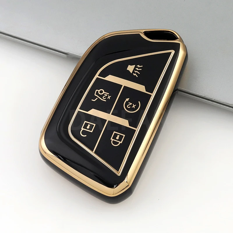 Premium TPU Car Key Fob Cover Case Protector - Sleek Design Shell