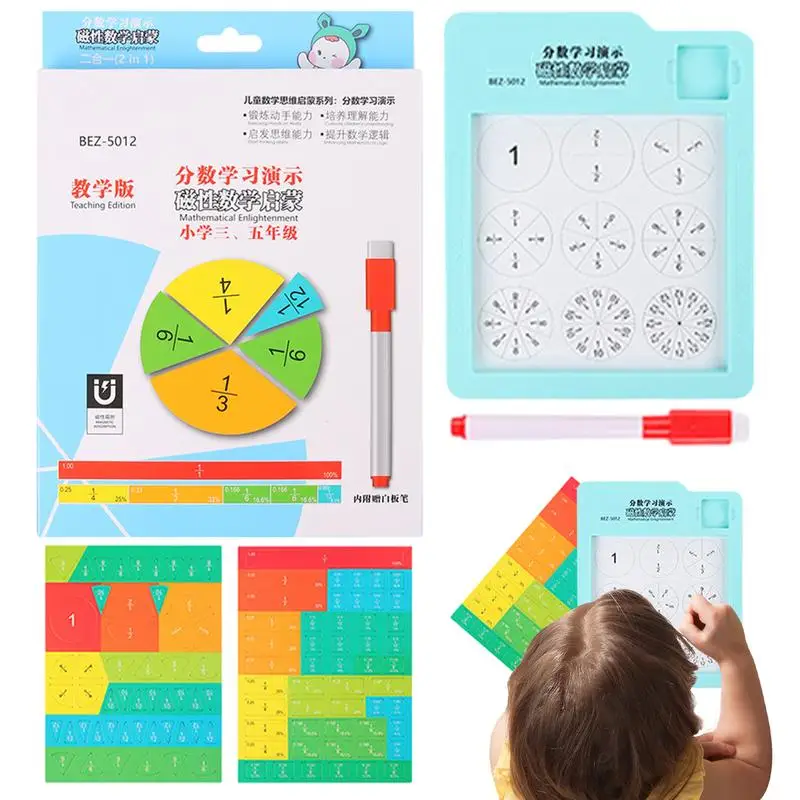 

Fraction Circles Manipulatives Magnetic Rainbow Fractions Tiles Circles & Games Math Manipulatives Fraction Strips Engaging Math