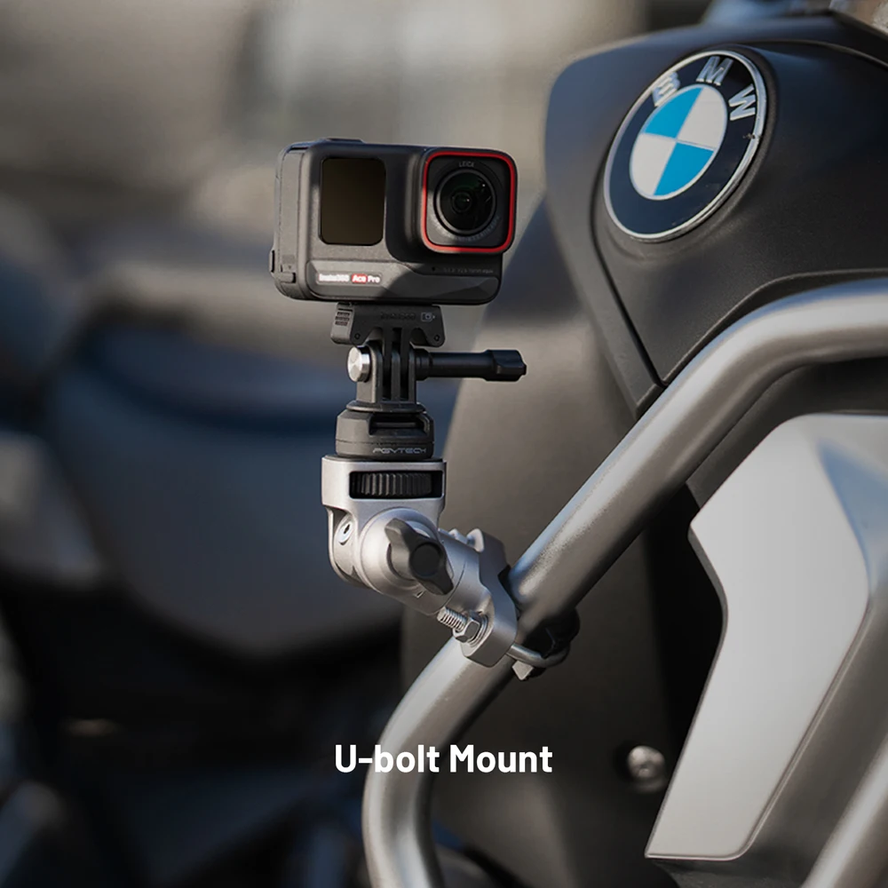 PGYTECH U-Bolt Mount For 12.7 to 33mm tubes For Bicycle/Vehicle Series Cycling Action Camera Smartphones 2