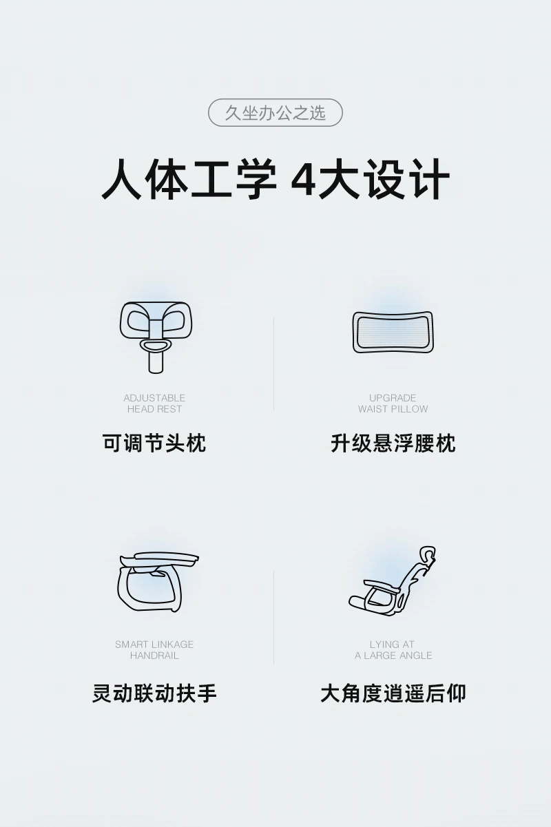 Description Picture 4 of itemMobiles Gaming Office Chairs Swivel Study Recliner Ergonomic Design Playseat Chairs Accent Silla Para Comedor Office Furniture