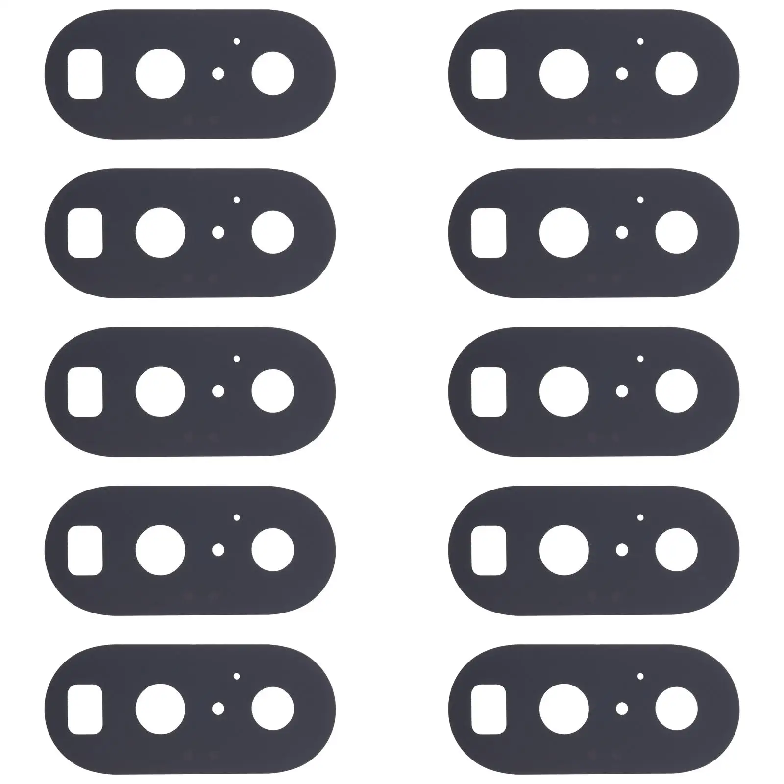 Set of 10 Premium Back Camera Lenses