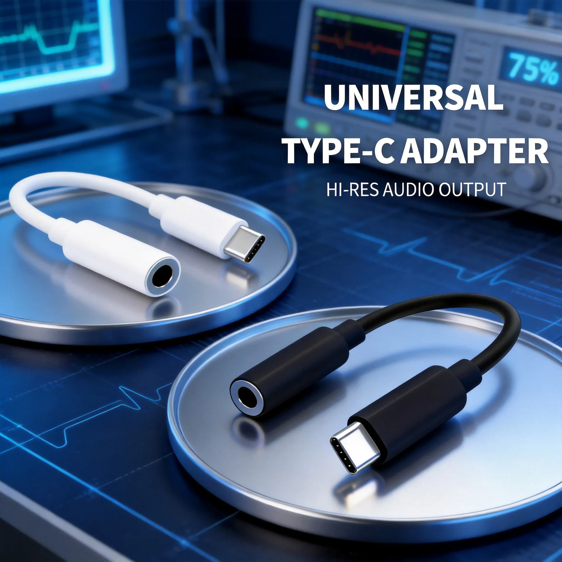 USB-C to 3.5mm 오디오 헤드폰 어댑터, 하이파이 키트, 스마트폰, 태블릿, PC, 15/16/17, 타입-C 컨버터 호환