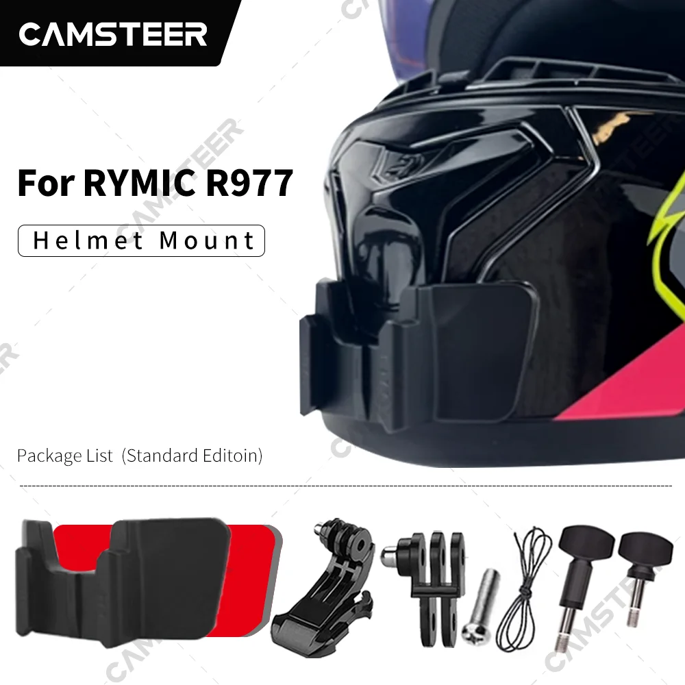 

Подбородок для шлема Rymic R977 для GoPro12 11 10 9 DJI Action3/4 Insta360 Ace pro X4 X3 RS аксессуары для экшн-камеры