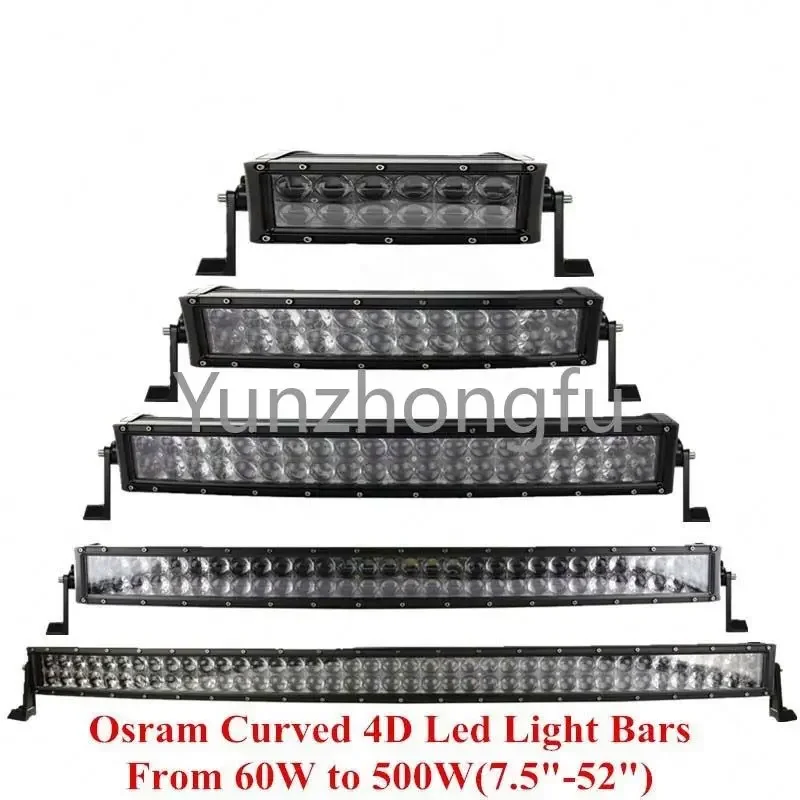 

Wholesale Price Offroad 52 Inch Curved 500w 12v Led Light Bar