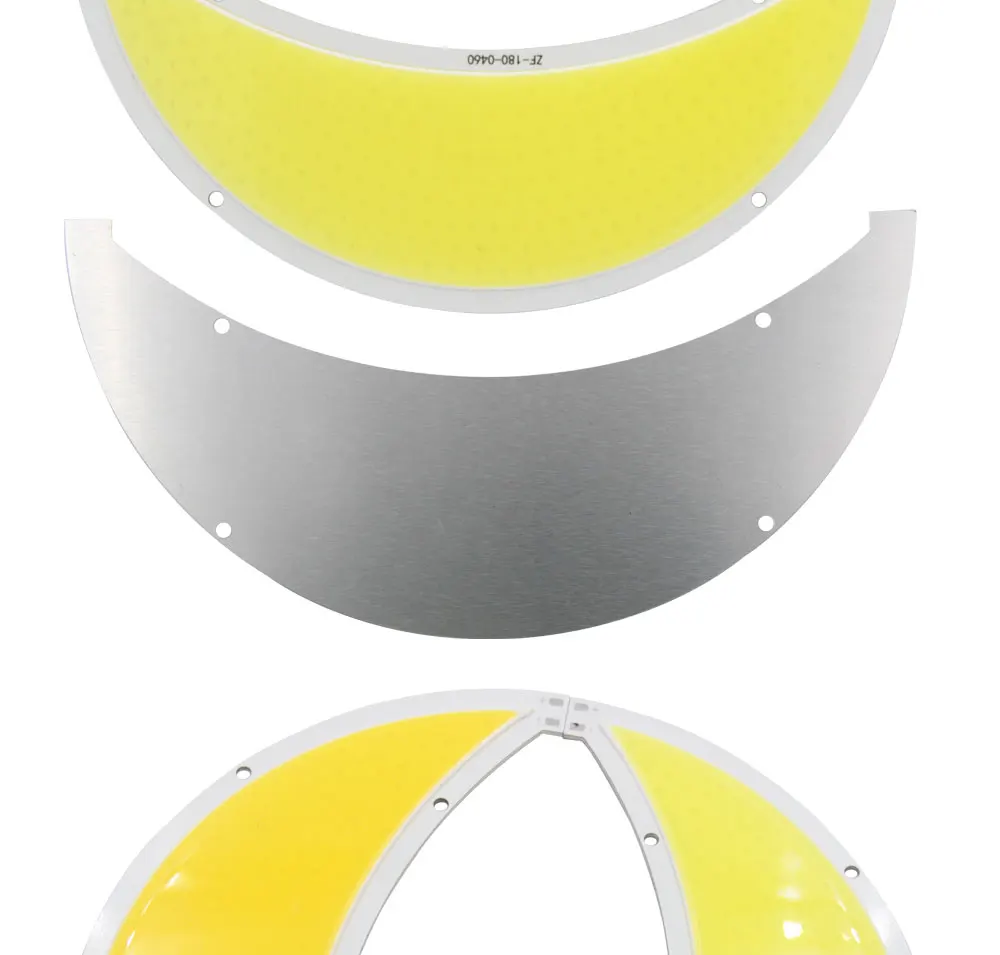 180MM 50W Moonshaped COB Lampe Mond LED DC 12-14V Warm Kaltweiß Ultra Helle DIY Glühbirne – Detail 5