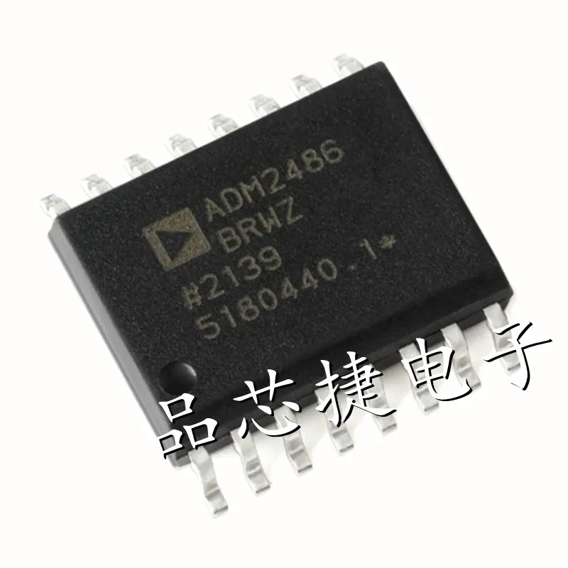 

5pcs/Lot ADM2486BRWZ-REEL Marking ADM2486BRWZ SOIC-16 High Speed, Half-Duplex iCoupler Isolated RS-485 Transceiver