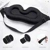 3D Block Out Light Sleeping Eye Mask Memory Foam Silk Sleep Mask Women Men For Eyes Sleep Masker Eye Shade Blindfold Sleep Aid 1