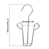 Household Shoes Drying Rack Hanger Hook Stainless Steel Hanging Shelf Organizer Space Saving Home Wardrobe Storage 6