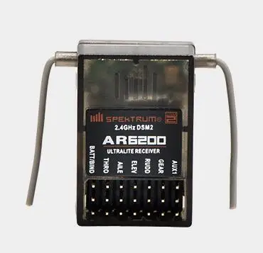 Spektrum ar6200 2.4ghz 6ch受信機サポートdsm2dsmx、jr spektrum dx7s