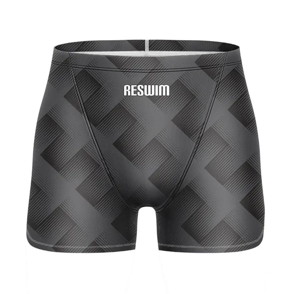 Summer Men's Swim Jammer Endurance Athletic Training Swimsuit Beach Swimming Trunks For Swimwear Jammers Tight Surf Shorts