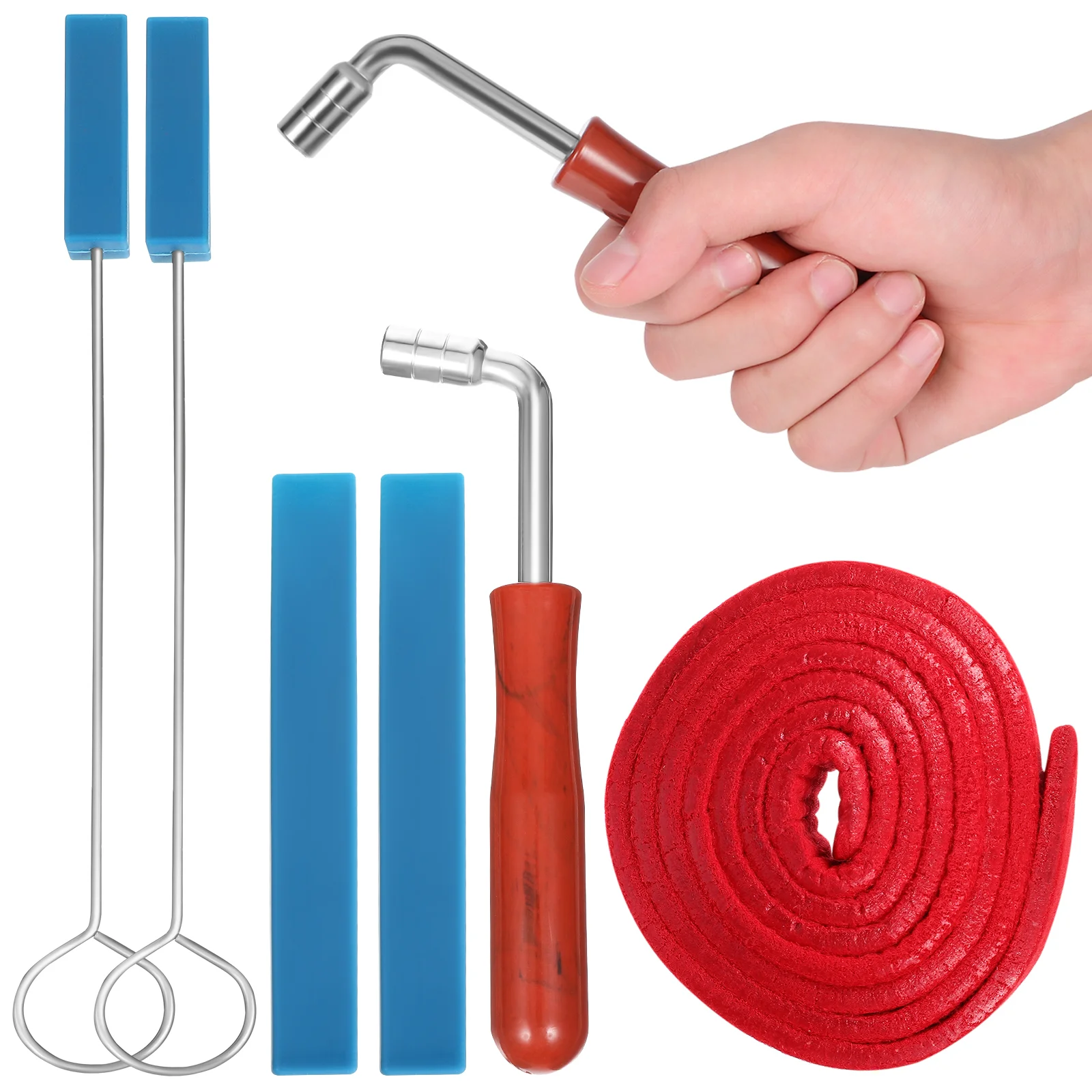 

Piano Tuning Tool Vocal Band Set Wrench Professional Kit Rubber Handle Damper Sticks