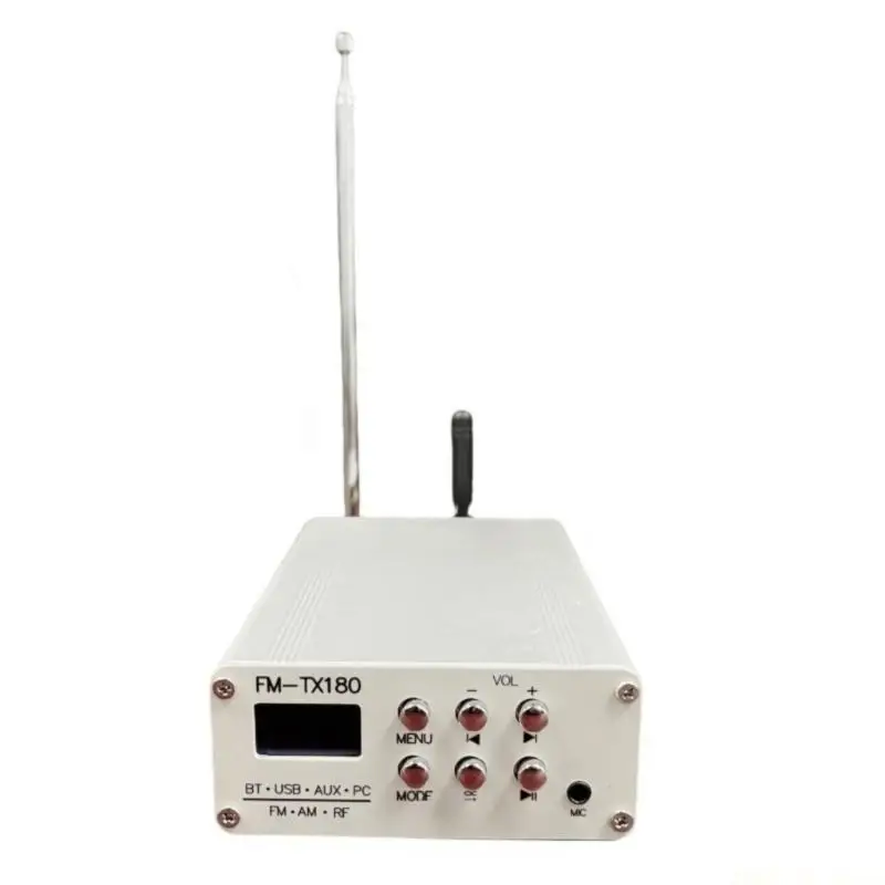 M5TD 2000M 무선 FM 송신기 시스템 시네마 이벤트용 드라이브용 USB 입력