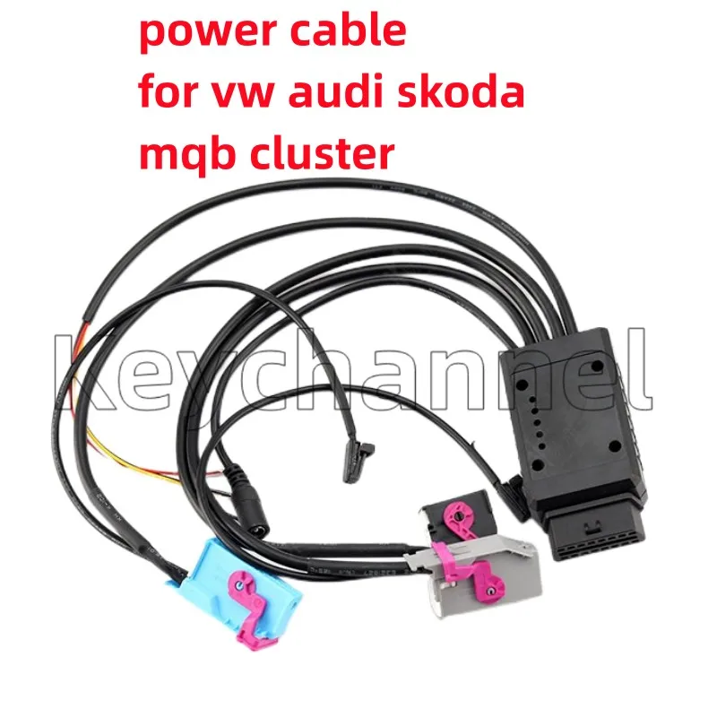 1set MQB Cluster 12V Power Cable 4th ID48 Key Program Cable 5th