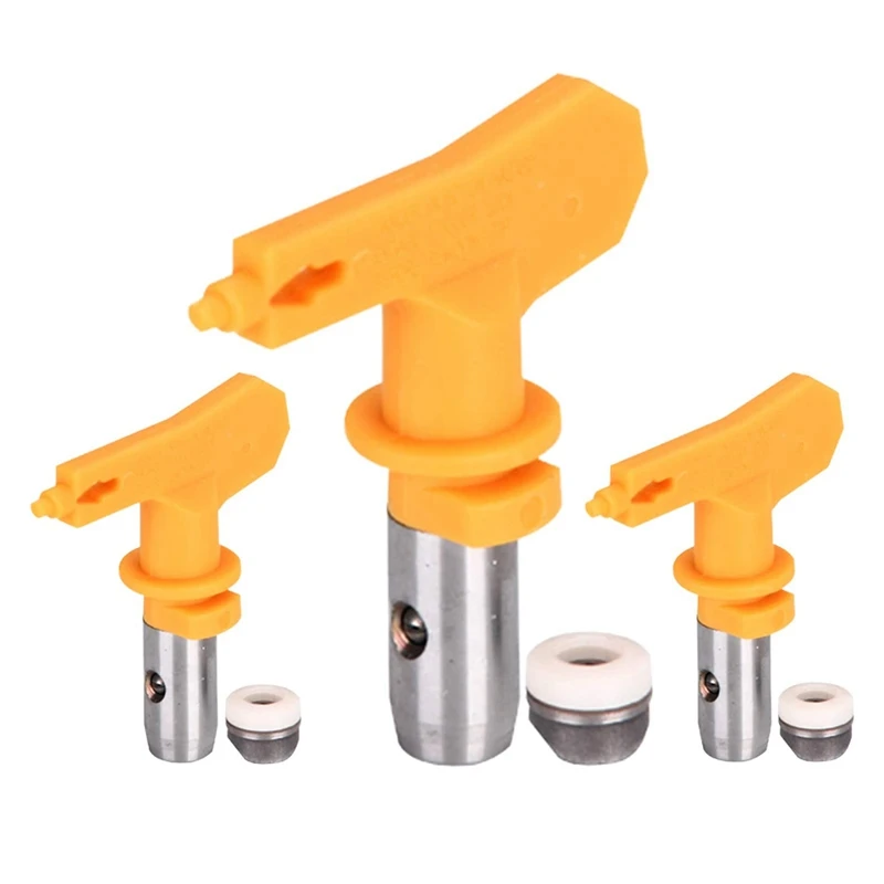 

Reversible Airless Paint Spray Tips 3 Pieces Airless Spray Tools And Airless Sprayer Spraying Machine Parts (517)