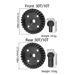 Enhanced Metal Servo Arm and Suspension Assembly (30T 10T Steel Gear)