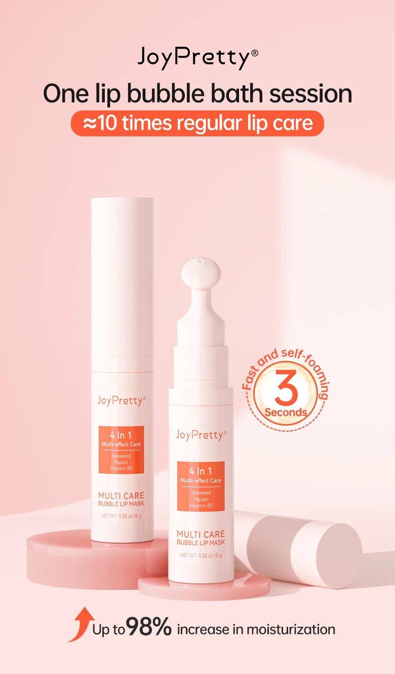 Description Picture 2 of itemLip Mask Balm Bubble Exfoliating Oil Makeup Lightening Dark Whitening Moisturizing Remove Dead Skin for Women Volumizer Lip Care