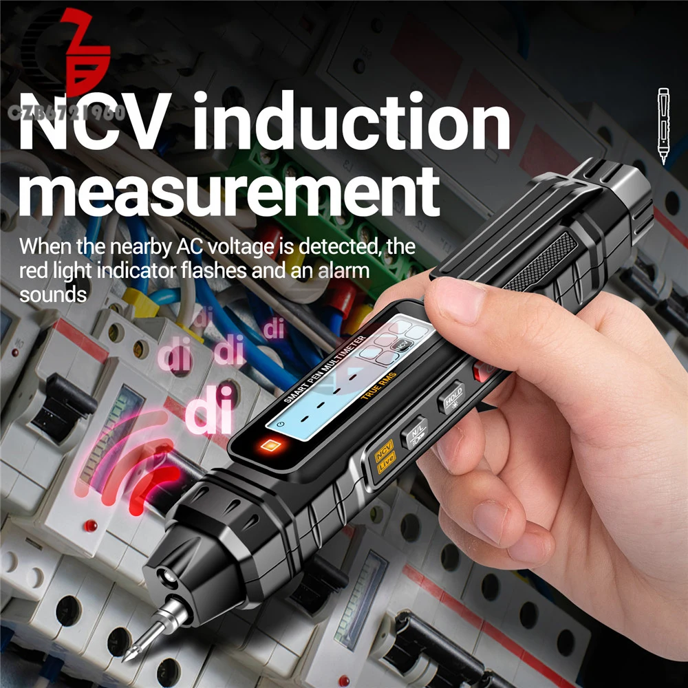 Digital Multimeter Multimeter Tester ANENG A3005 Digital Multimeter Pen Type 4000 Counts Professional Meter Non-Contact Auto AC/DC Voltage Ohm Diode NCV Tester Tools