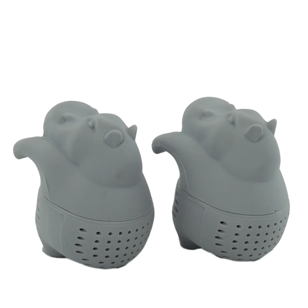 Tea Strainer Hippo Infuser Silicone Otter Maker Diffuser Leaf Filter Animal Loose tea infuser tea strainer tea filter