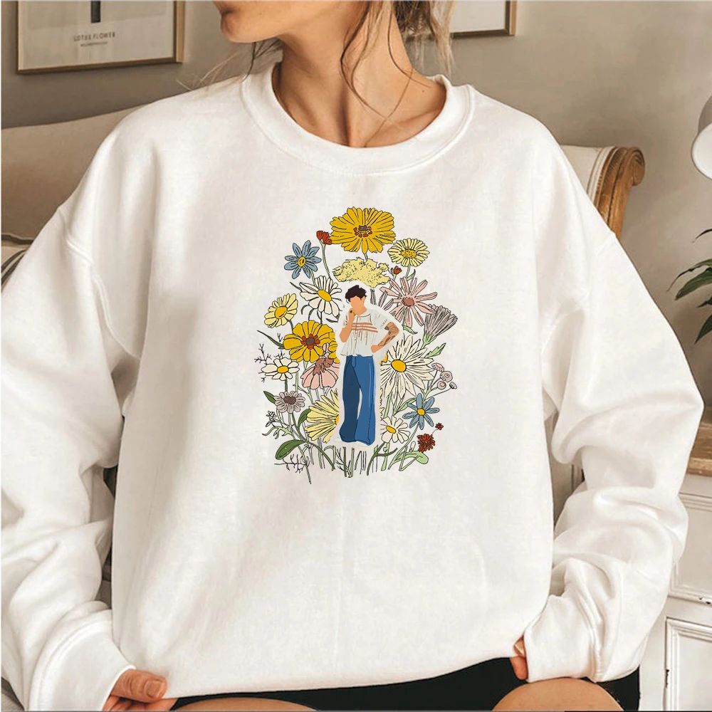 Love on Tour TPWK HS Sweatshirt Harry\'s House As It Was Inspired Hoodie Vintage Floral Graphic Crewneck Sweatshirts Fans Gift