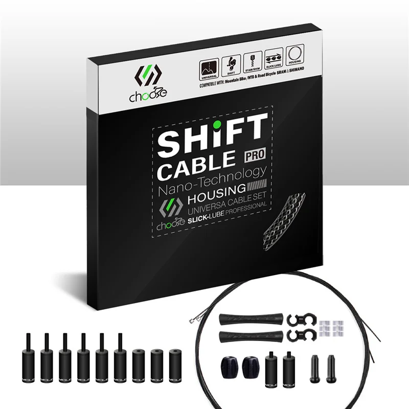 Chooee Bicycle Accessories, Bike Gear Shifter Cable, Bicycle Changes, Fit Shimano Sram Transmission Speed Switch Shift Cables