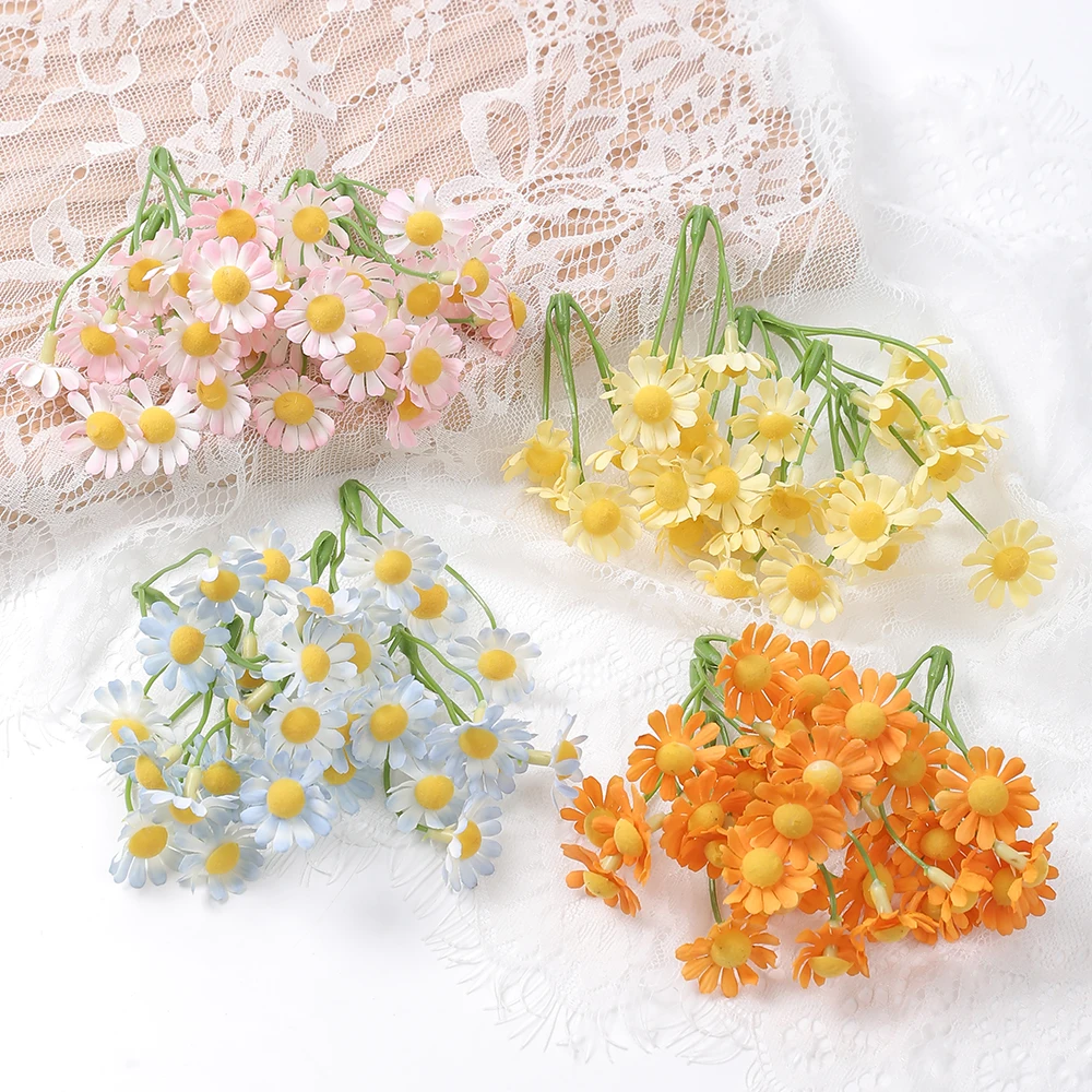 100 Fiori Di Ciliegio Artificiali In Seta Bianca: Testine Per Decorazioni Fai Da Te, Matrimoni, Fermagli E Centrotavola