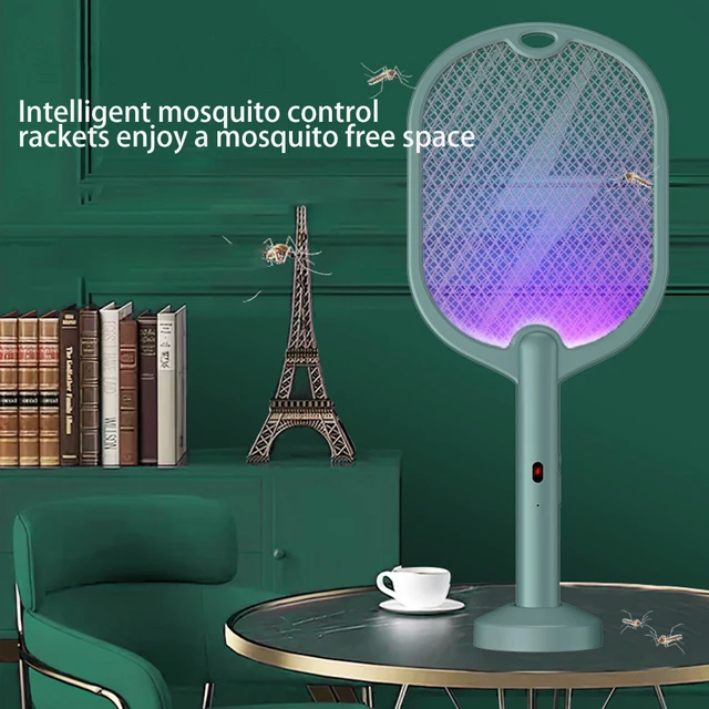 3500 V Elektromos Szúnyog Ütő Legyek Repülnek Swatter Killer Usb Újratölthető Nyári Szúnyogok Elleni Csapda Rovarhug Zapper