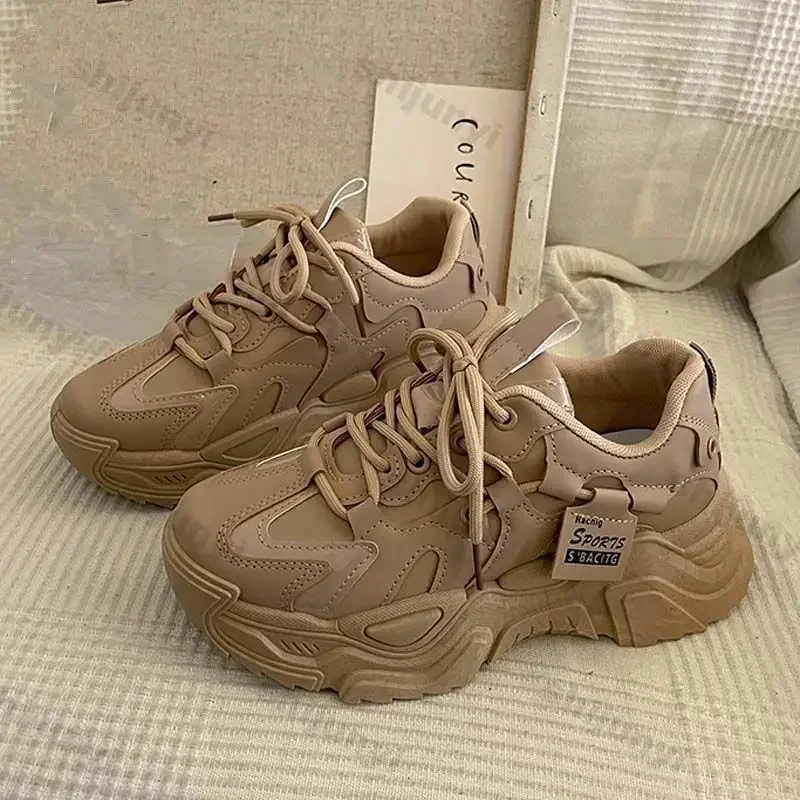Casual Platform Sneakers for Women Spring Autumn New Chunky