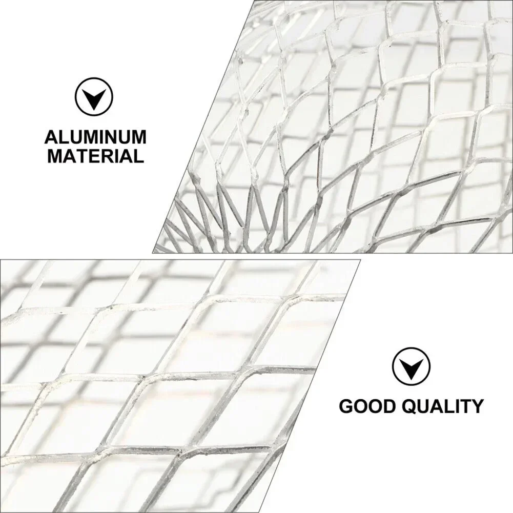 Gutter Guards Aluminum Strainer Drainage Strainer Cap Gutter Downspout Guards 4-Pcs 150x80mm To Stop Leaf Clogging