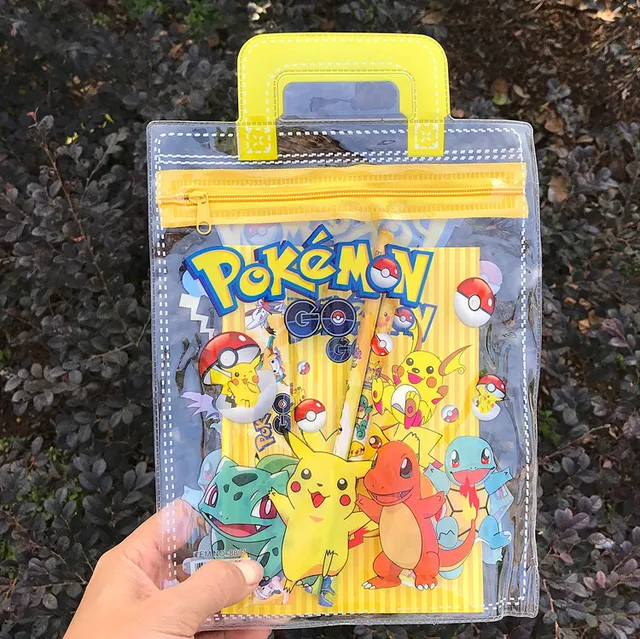 Pokemon Pikachu & Eevee Notepad & Pencils