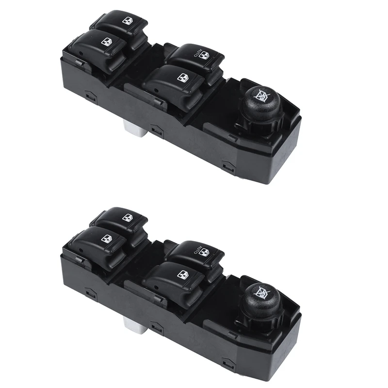 

2X New Front Left Window Lifter Switch For Chevrolet Optra Lacetti Oem 96552814