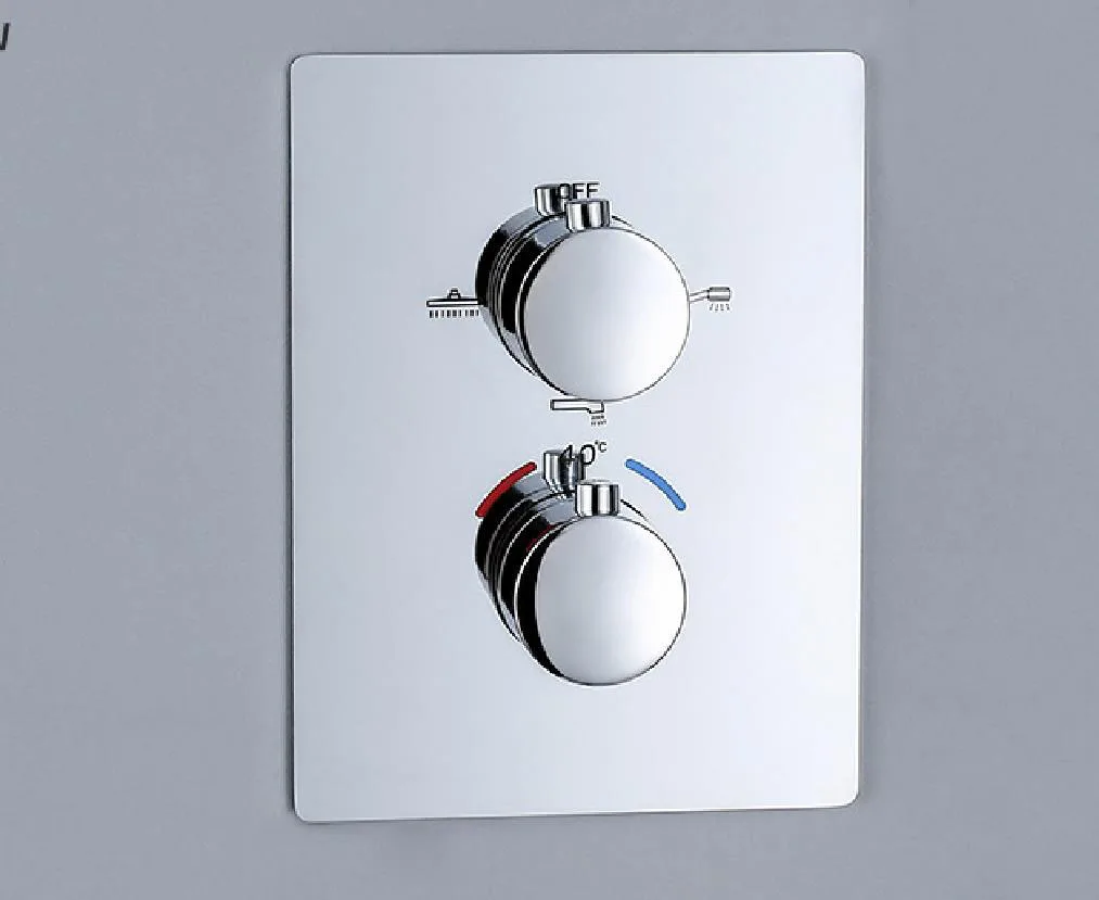 Válvula Mezcladora Termostática Ajustable De Latón Para Sistema De Ducha, Válvula De Control De