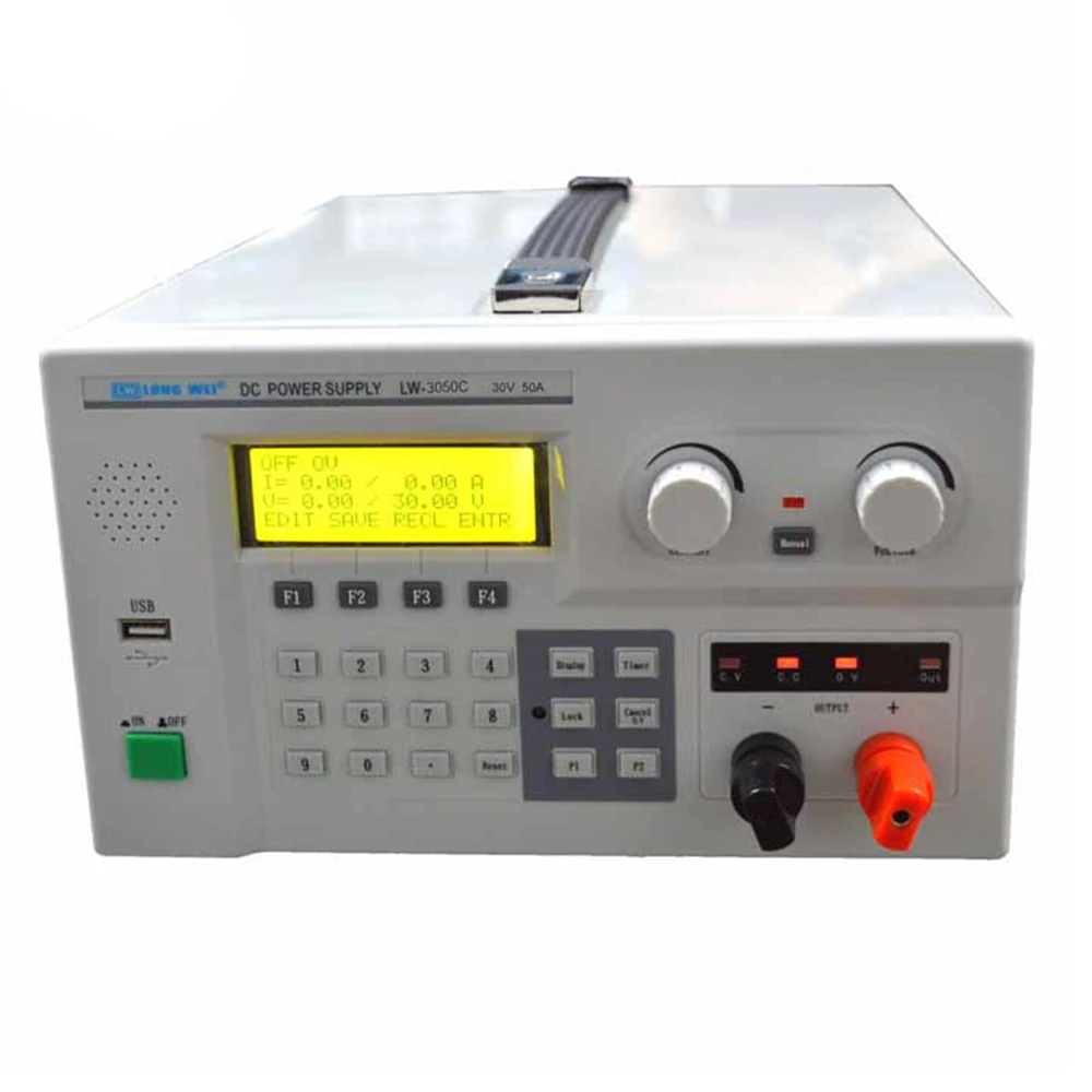 

LW-6050C 60 в 50 А, высокая мощность 3 кВт, регулируемый источник постоянного тока