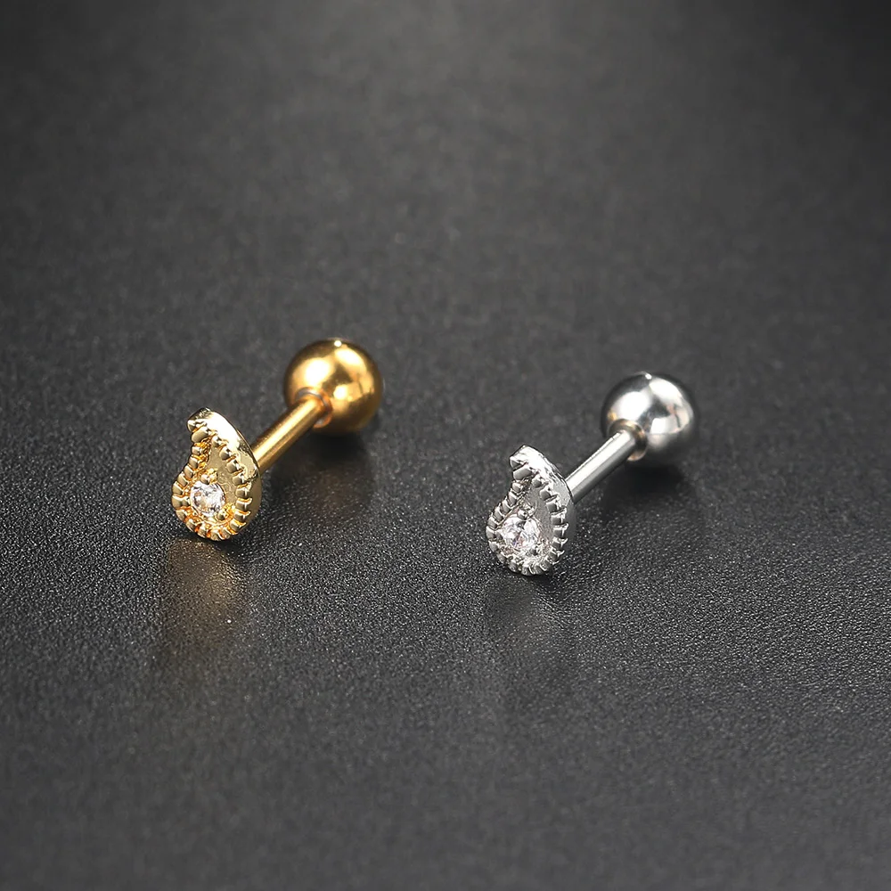 Tragus Rook Helix Piercing Women Earring Trend Cartilage Ear Piercing Star Moon Conch Daith Lobe Orbital Fashion Jewelry 1PC piercing jewelry body piercing earrings ear piercing jewelry body piercing jewelry body jewelry