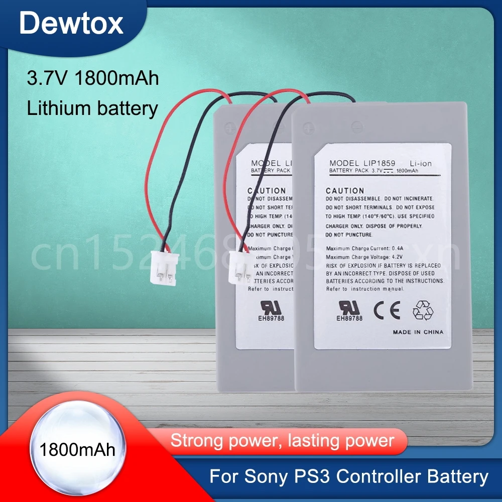 3-7V-1800Mah-Oplaadbare-Vervangingsbatterij-Voor-Ps3-Game-Controller ...