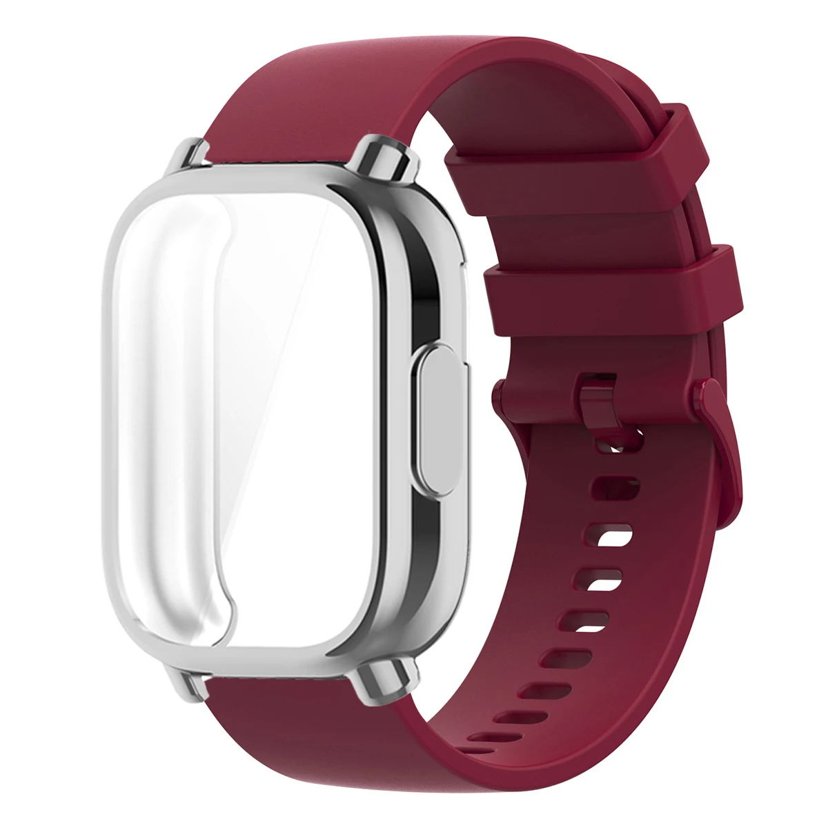 Silicone Strap with Protective Case