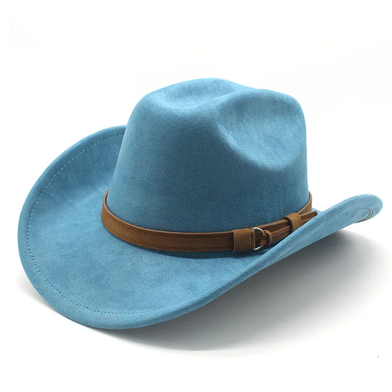 Herbst/Winter Herren großer Wildleder-Sonnenschutz mit Randumhüllung, Reiten, Grasland, Cowboy-Geschenkhut – Detail 20