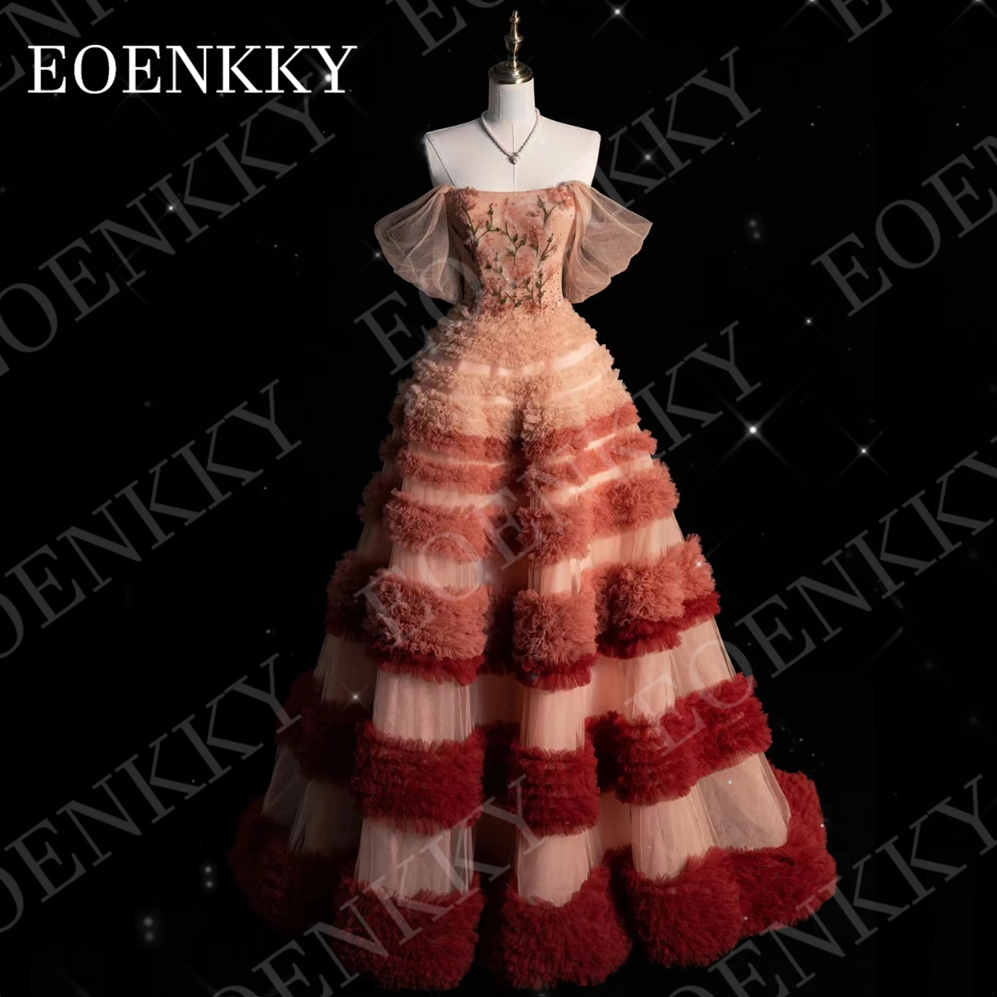 chinese dress ladies Luxury Ball Gown with Rich Thread Embroidery & Tassels